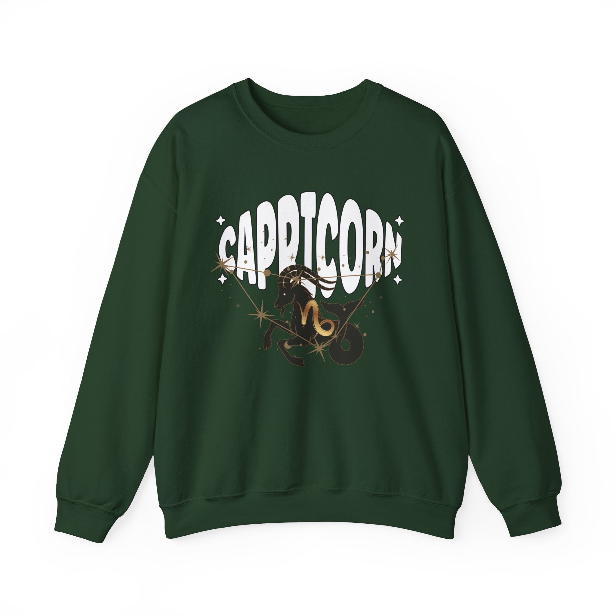 Capricorn Zodiac Casual Unisex Crewneck Sweatshirt